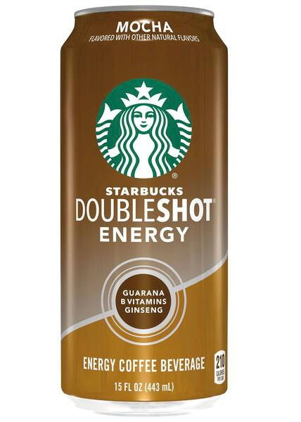 Starbucks Double Shot Energy Mocha Iced Coffee 15 Fl oz can