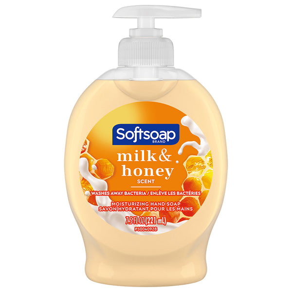Scented Moisturizing Liquid Hand Soap, Milk & Honey 7.5 Fl oz