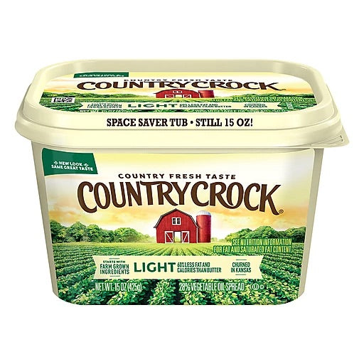 Country Crock Shedded Spread Country Frsh Taste Light  15 oz