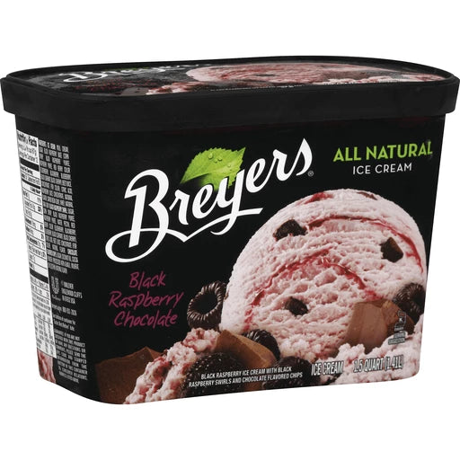 Breyers Black Raspberry Chocolate Ice Cream 15 qts