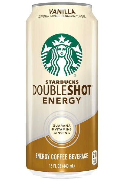 Starbucks Double Shot Energy Vanilla Iced Coffee 15 Fl oz can