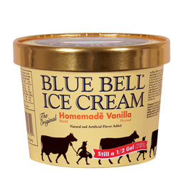 Blue Bell Homemade Vanilla (1/2 gallon)