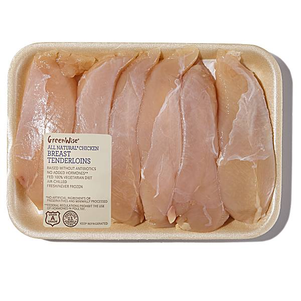 GreenWise Chicken Tenderloins, USDA Grade A, Raised Without Antibiotics 1 Lbs
