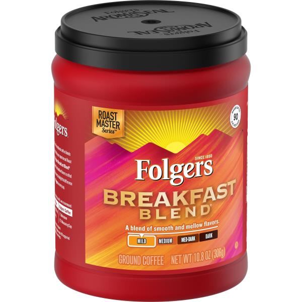 Folgers Breakfast Blend Coffee 10.8 oz