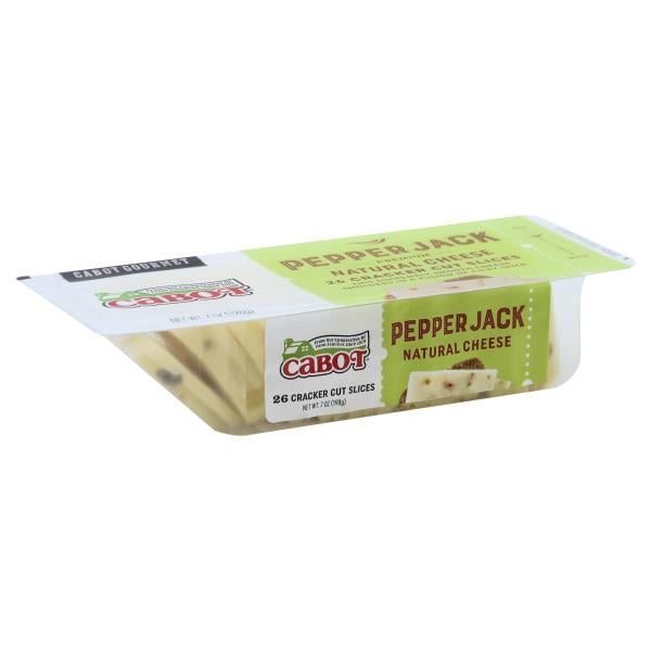Cabot Cheese Cheese, Pepper Jack Cheddar Cracker Cuts 7 oz