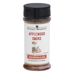Gourmet Warehouse Seasoning & Rub, Applewood Smoke 6 Fl oz