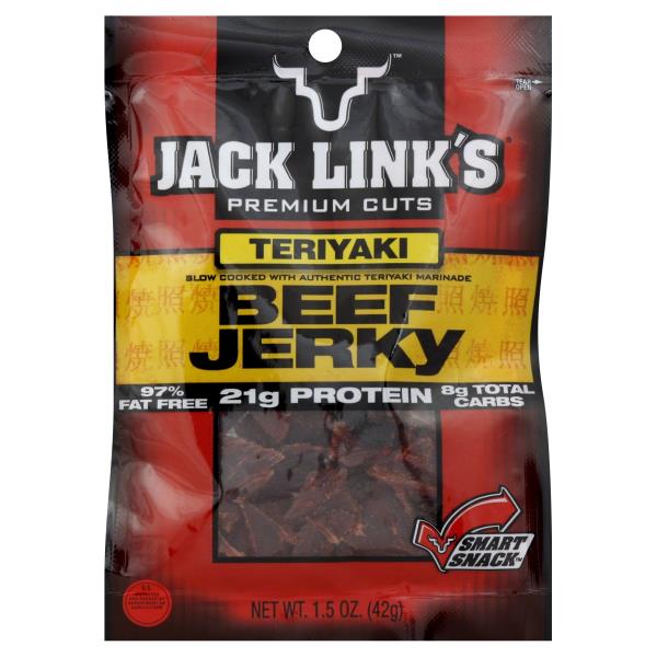 Jack Link's Premium Cuts Beef Jerky, Teriyaki 1.5 oz