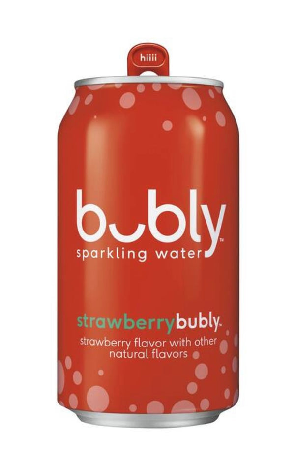Bubly Strawberry 12 Fl oz can