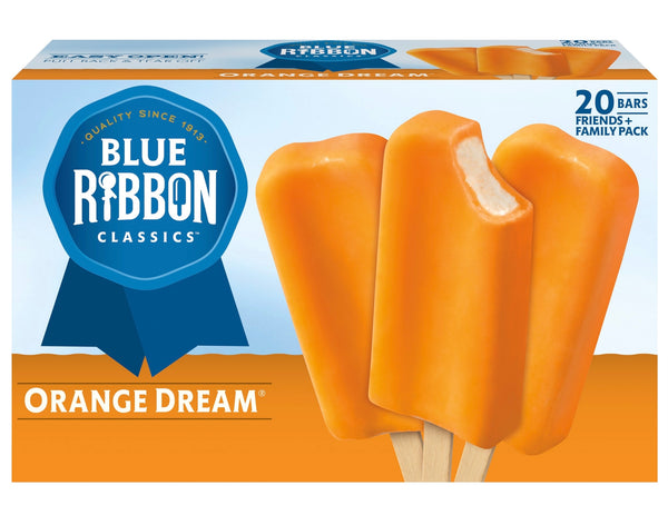 Blue Ribbon Classic Orange Dream Ice Cream Bars (20 count)