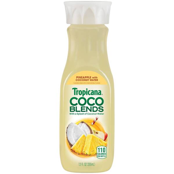 Tropicana Coco Blends Pineapple with Coconut Water 12 Fl oz