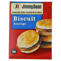 Jimmy Dean Snack Size Sausage Biscuit Sandwiches, 10 ct