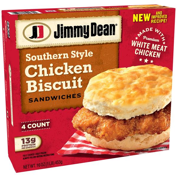 Jimmy Dean Southern-Style Chicken Biscuit Sandwiches, 4 ct