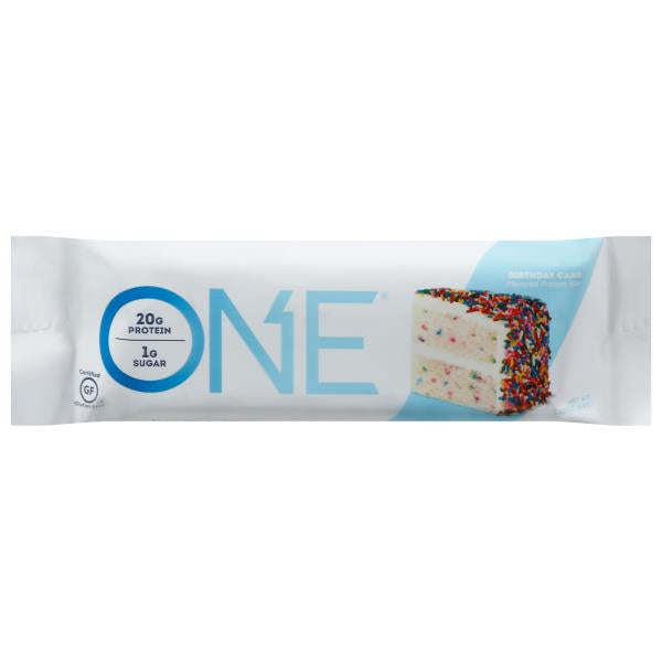 O.N.E. Protein Birthday Cake Bar, 2.12 oz bars 1ct