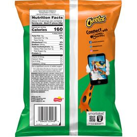 Cheetos Crunchy Cheese Flavored Snacks Cheddar Jalapeno Flavored 3 1/4 oz