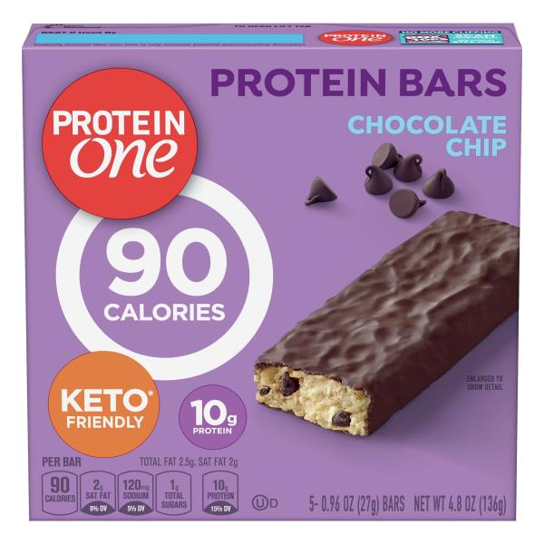 Protein One Chocolate Chip Protein Bars5, .96 oz bars