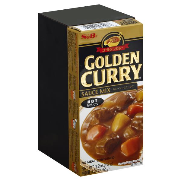 S & B Sauce Mix, Golden Curry, Hot  3.2 Fl oz