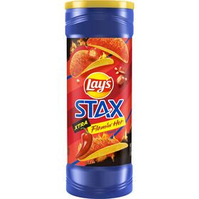 Lay's Stax Potato Crisps Xtra Flamin' Hot 5 1/2 Oz