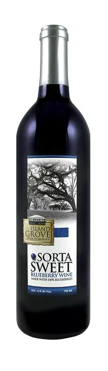 Island Grove Wine Company Sorta Sweet Blueberry Wine
