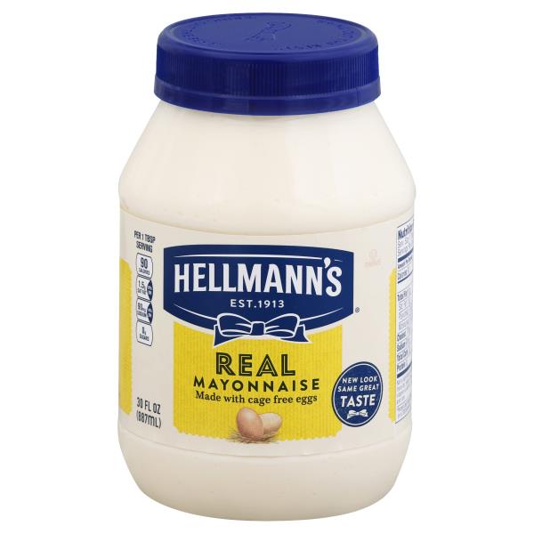 Hellmanns Mayonnaise, Real 30 Fl oz