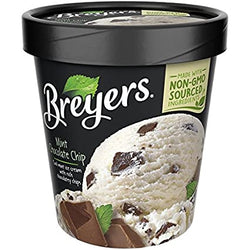 Breyers Mint Chocolate Chip Ice Cream 1 pint