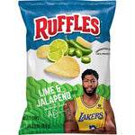 Ruffles Potato Chips Lime & Jalapeno Flavored 2 1/2 Oz