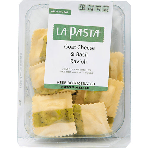 La Pasta Goat Cheese & Basil Ravioli 9 oz