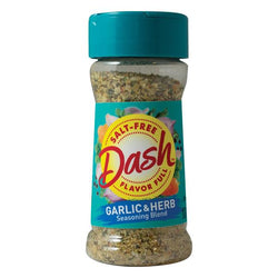 Dash Seasoning Blend, Salt-Free, Garlic & Herb 2.5 oz