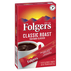 Folgers Classic Roast, Single Serve packets 7, .07 oz