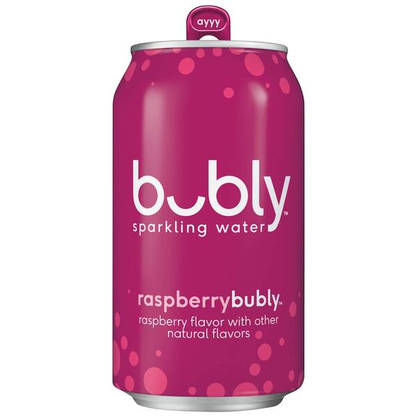 Bubly Raspberry 12 Fl oz can