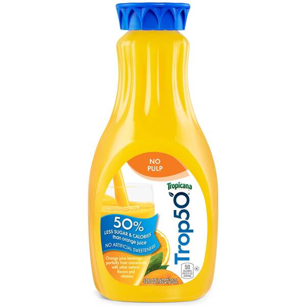Tropicana Trop 50 Orange Juice 52 Fl oz