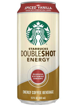 Starbucks Double Shot Energy Spiced Vanilla Iced Coffee 15 Fl oz can
