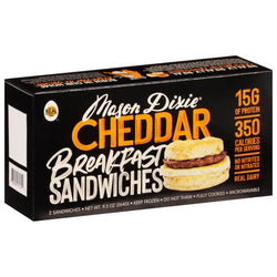 Mason Dixie Breakfast Sandwiches, Cheddar 2 ct