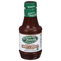 Sticky Fingers Sweet & Smokey, Memphis Style Barbecue Sauce, 18 Fl oz