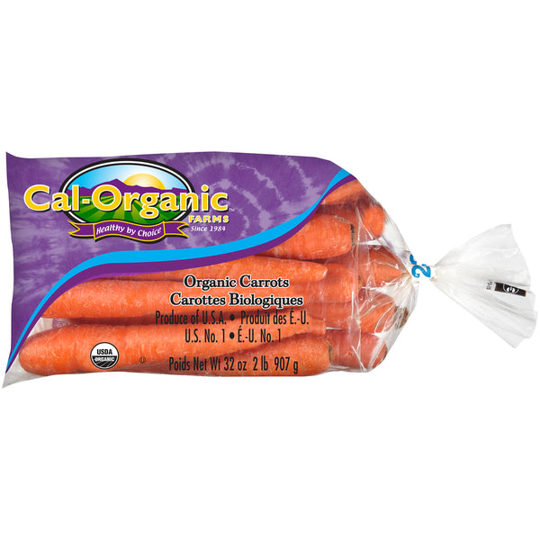 Cal - Organic Rainbow Carrots 2 Lb bag