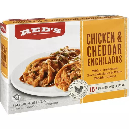 Red's Chicken & Cheddar Enchiladas