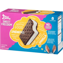 Blue Bunny Sweet Freedom Vanilla Sandwiches (8 count)