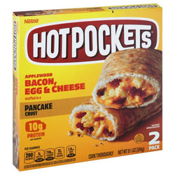 Hot Pockets Sandwiches, Applewood Bacon, Egg & Cheese, Pancake Crust, 2 ct