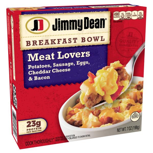 Jimmy Dean Meat Lovers Breakfast Bowl, 7 oz