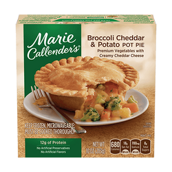 Marie Callender’s Brocoli Cheddar & Potato Pot Pie 1ct