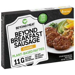 Beyond Meat Classic Breakfast Sausage Patties, Plant-Based 6 ct (Vegan)