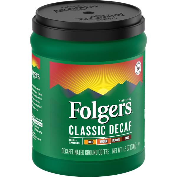 Folgers Classic Decaf Coffee 11.3 oz