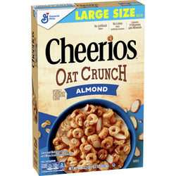 Cheerios Oat Crunch Almonds Large Size 18.2 oz