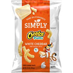 Cheetos Simply Puffs Cheese Flavored Snacks White Cheddar 2 .5 oz