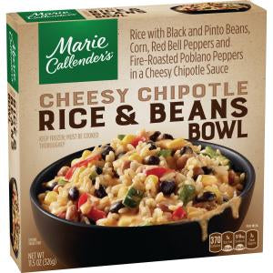 Marie Callender’s Cheesy Chipotle Rice & Beans Bowl