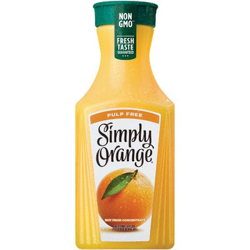 Simply Orange Pulp Free 52 Fl oz