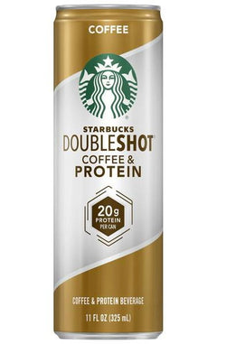 Starbucks Double Shot Coffee & Protein Coffee 11 Fl oz ( 20g of protein per can)