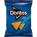 Doritos Tortilla Chips Cool Ranch Flavored 2 3/4 Oz
