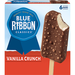 Blue Ribbon Vanilla Crunch Bars (6 count)
