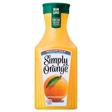 Simply Orange Calcium - Vitamin D Medium Pulp 52 Fl oz