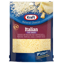 Kraft Natural Italian Five Cheese 8 oz